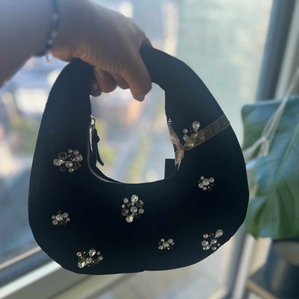 Beautiful black Rhinestone bag - Picture 2 of 2